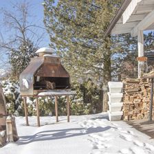 Terrasse Ambiento Tirol Apartment Ferienwohnung Ki