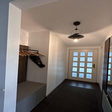 Eingang und Garderobe