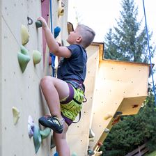 Eigene Kletterwand