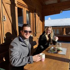 Glühwein nach einem erfolgreichen Skitag Rosenhof