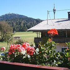 Aussicht vom Balkon