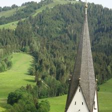 Blick zum Jakobskreuz