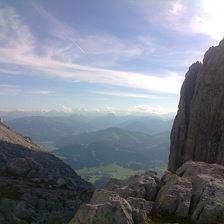 Ausblick in das Tal 