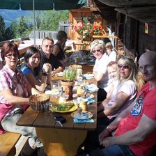 Frühstück in den Bergen 
