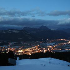 Ausblick in der Nacht