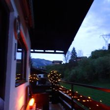 Abendstimmung auf der Horn Lounge