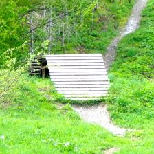 Aussicht auf MB Trail inkl. Reh - Horn Lounge