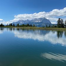 wilder kaiser von schlossbergsee