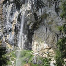 Schleierwasserfall am Wilden Kaiser