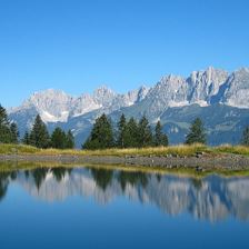 Sommer in St. Johann in Tirol - Bergsee