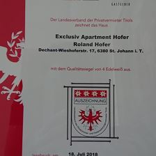 URKUNDE Privatvermieter Verband