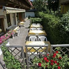 Gastterrasse Hotel Sonne St. Johann in Tirol
