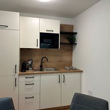 Küche im  Souterrain-Apartment (im Unte