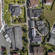 Ansicht von Oben Alpegg Chalets - Steinplatte