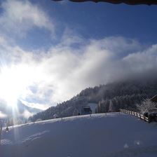 Blick zu Hausberg