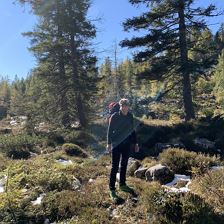 Steinplatte wandern