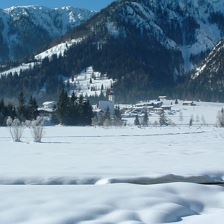 Blick in die Winterlandschaft