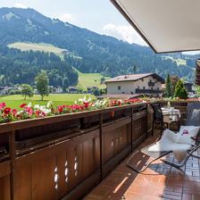 Balkon Hotel Glockenstuhl in Westendorf