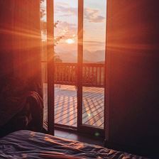 Abendstimmung Schlafzimmer