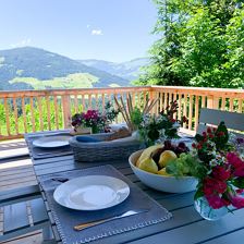 Brotzeittisch Sommer