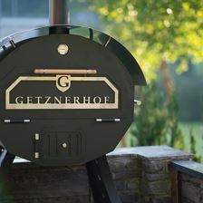 Grill auf der Terrasse
