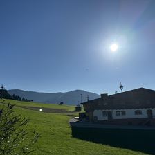 Blick auf die Skiwiese