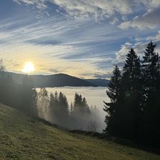 Die Wolken durchwandern