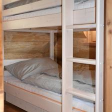 Schlafzimmer mit Stockbett