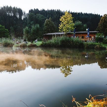 Das Fischerstüberl beim Forellenhof in Angerberg