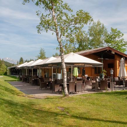 Alpenstyle Bistro at lake Lauchsee