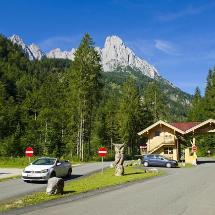 Toll road Kaiserbach valley