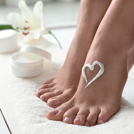 Barfuß pedicure