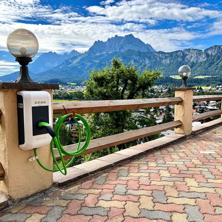 Elektro auto laadstation Romantik Aparthotel Sonnleitn