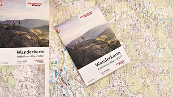 Wanderkarte - Region Brixental-Hohe Salve