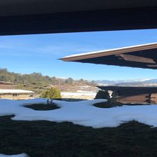 Blick vom Balkon
