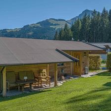 Chalet mit Bergblick - Hotel mit Frühstück - Garte