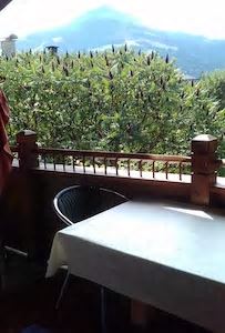 Balkon mit Hornblick
