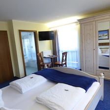 Eck - Doppelzimmer mit 2 Balkonen
