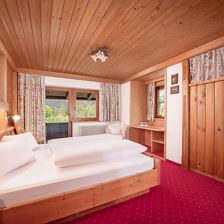 Blick in das Schlafzimmer