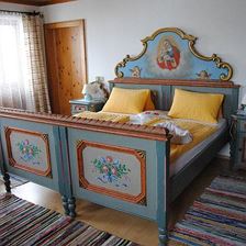 Wohnung, Blau - Schlafzimmer
