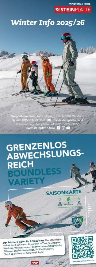 Bergbahnen Steinplatte Waidring winter