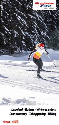 Cross country skiing, Winter hikes, Tobogganing