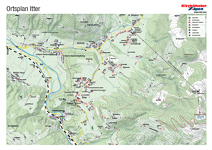 Lokale kaart van Itter