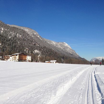 Loipe am Hotel Kaiserblick in Breitenbach