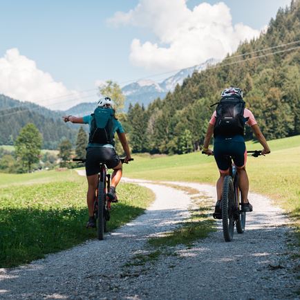 1.Etappe: KAT-BIKE LIGHT GEMÜTLICH: Angerberg nach Ellmau