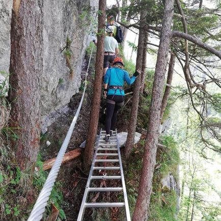 Weißbach Gams Kitz Klettern Klettersteig 4 (c) Alpinskischule Hirnböck.jpg