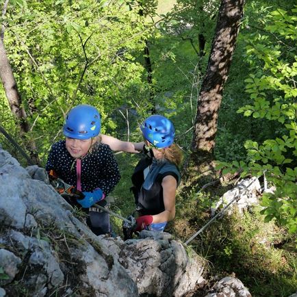 Weißbach Gams Kitz Klettern Klettersteig 5 (c) Alpinskischule Hirnböck.jpg