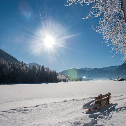 Winter hike St. Ulrich a.P. Lake circuit - Adolari